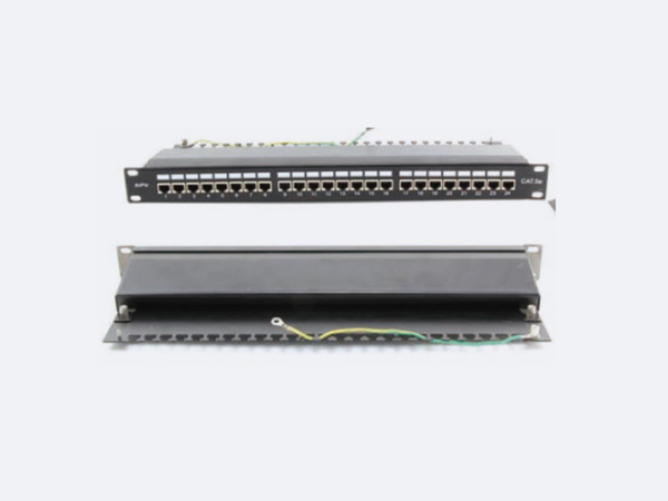 24口超五类屏蔽配线架